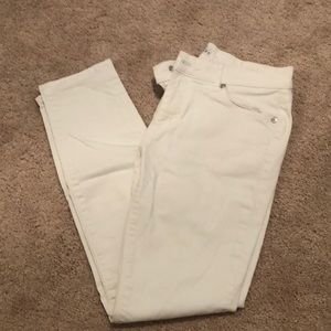 Loft white jeans